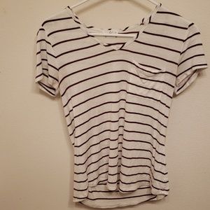 Striped womens t-shirt